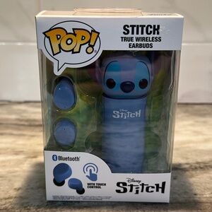 FUNKO POP STITCH TRUE WIRELESS EARBUDS AND CASE LILO & STITCH BLUETOOTH NEW